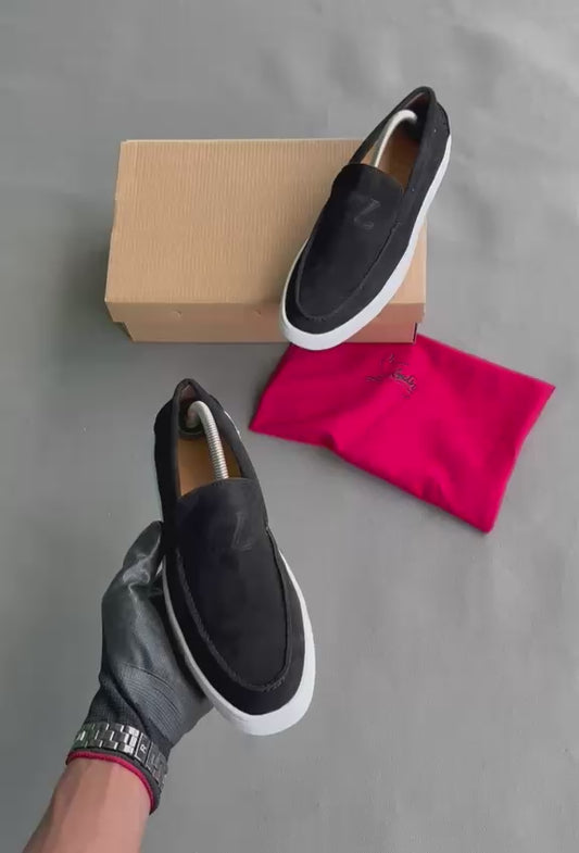 Mocassin Sneaker-Loafer en Daim – Christian Louboutin